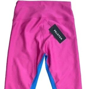 Peloton Show Up Rib Leggings In Barbiecore Pink/blue Size s